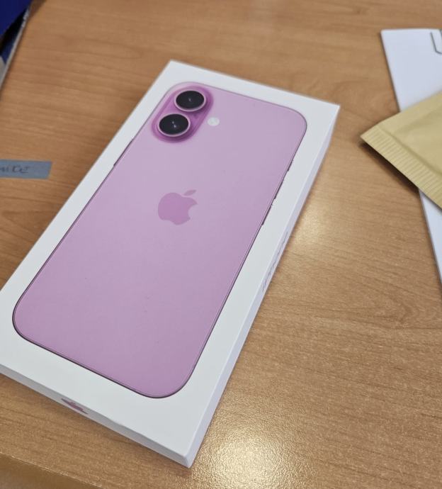 iPhone 16 256GB Pink novo