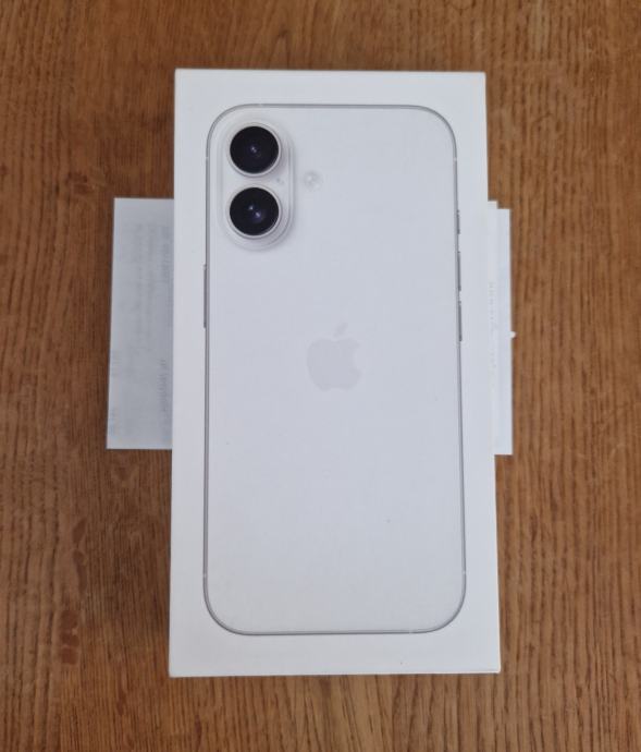 iPhone 16 256gb White NOVO