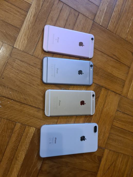 Iphone 6 2 kom, Iphone 6s i Iphone 8+, lot 4 komada, 30e