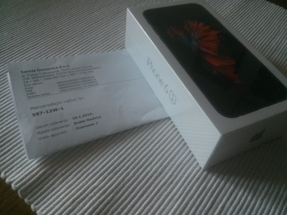 iphone 6s 16GB space gray - vakumiran - dostava po Dalmaciji