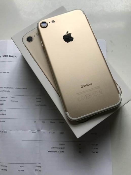 Iphone 7 gold фото