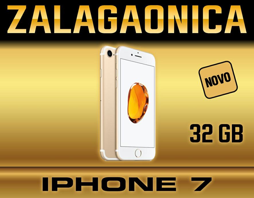 IPHONE 7 PLUS 32 GB GOLD, NOV ,VAKUMIRAN,TRGOVINA,GARANCIJA,R1 RACUN
