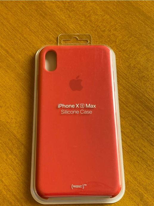 Silicone Case iPhone Xs Max crvena