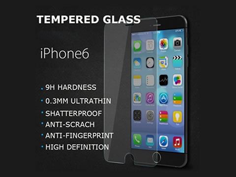 Zaštitno kaljeno staklo iPhone 6 zaobljeno - SAMO 0,3mm debljina