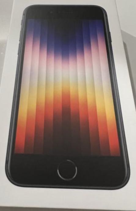 Iphone SE 64GB BLACK 5G 3rd gen 2022 NOVI ZAPAKIRAN GARANCIJA