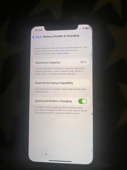 iPhone X 64gb 80% zdravlje baterije