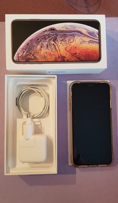 iPhone Xs Max Gold 256 GB au