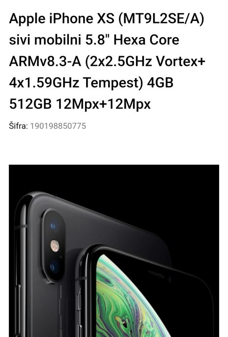 Iphone XS 512gb