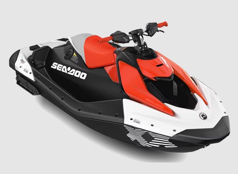 SEADOO 2025. GODINA Spark 1up Trixx 90 White / Dragon Red