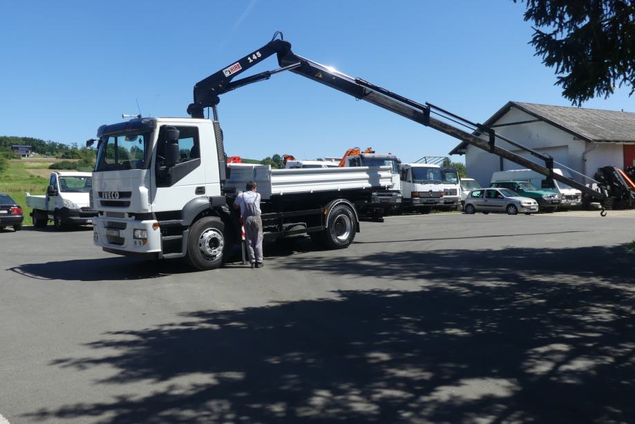 IVECO STRALIS 420 KIPER SA KRANOM 2012 G, 2012 god.