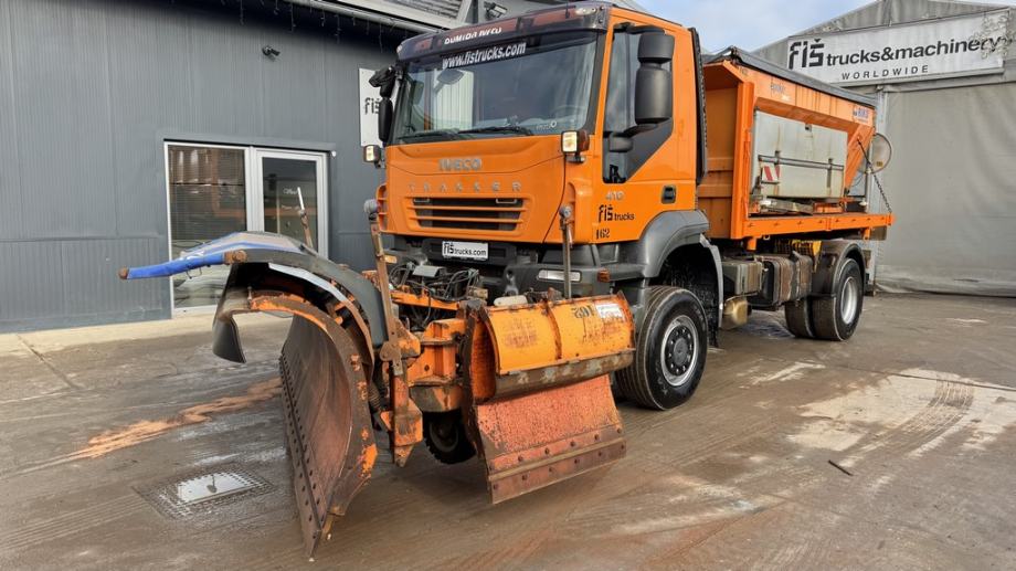 IVECO TRAKKER 190T41W 4X4 KIPER + RALICA + POSIPAČ, 2007 god.