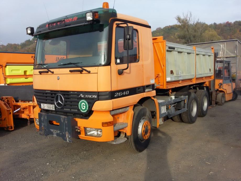 Mercedes Actros 2640 kiper Komunalna hidraulika, 2000 god.