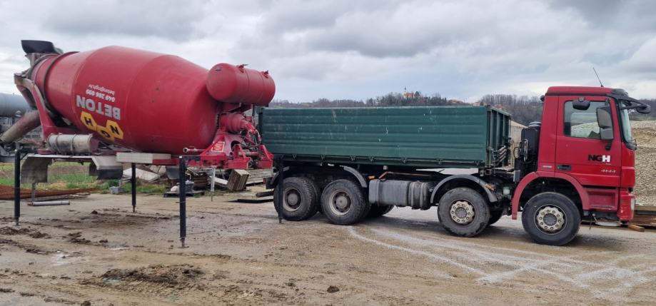 Mercedes MB ACTROS 4144 wechsel kiper mikser, 2010 god.