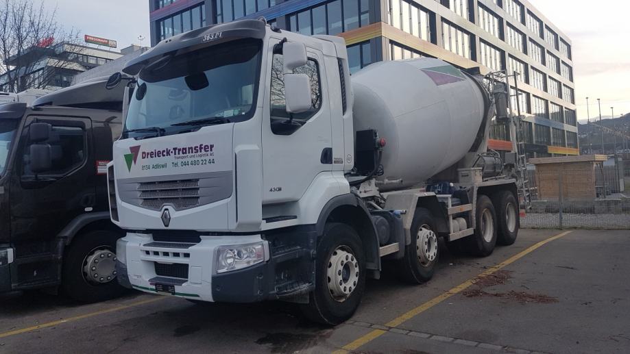 Renault Premium 8x4 Mixer Stetter 9m3, 2010 god.