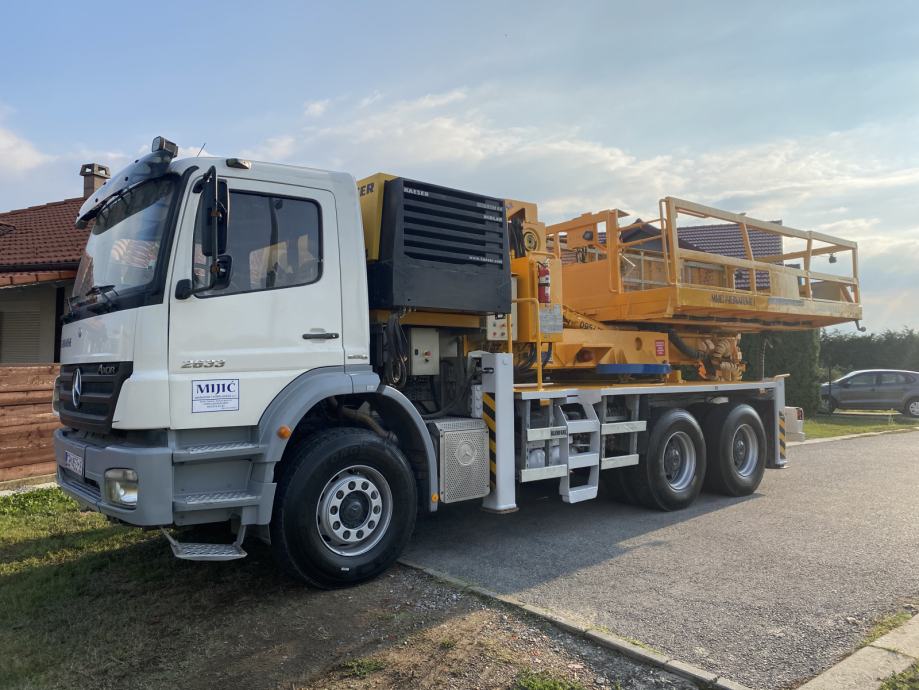 Mercedes Axor 2633 Hydrolift 12m/1t/kompresor/agregat, 2007 god.