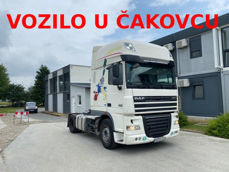 DAF FT XF 105.460 EEV, MX motorna kočnica, 2x tank, novi akumulatori, 2013 god.