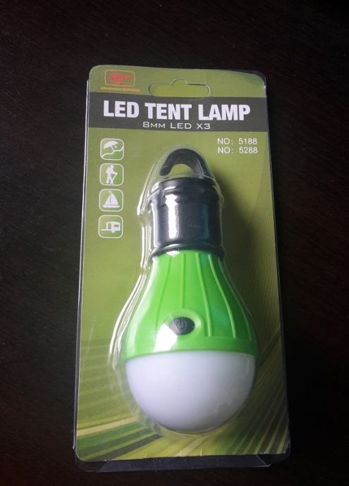 Camping LED lampa