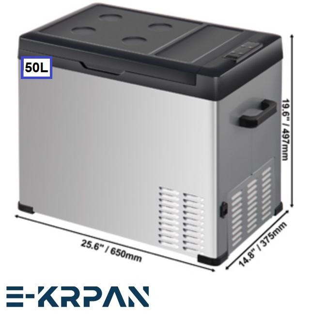 E-KRPAN ALU-50L KOMPRESOR HLADNJAK-ZAMRZIVAČ 12V / 24V DC / 220V