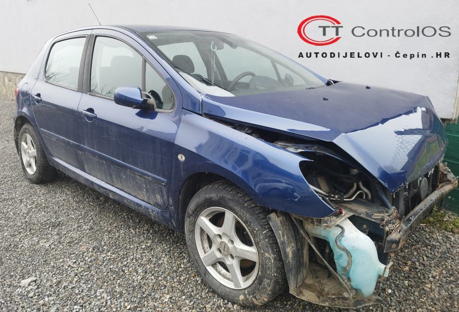 Peugeot 307 - DIJELOVI OŠTEĆENOG VOZILA