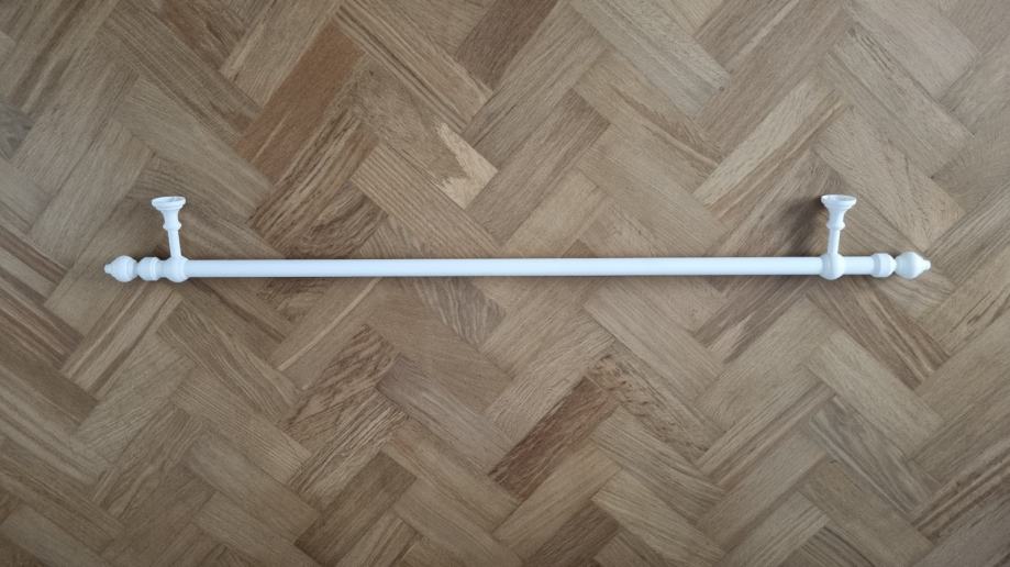 Karniše moderne bijele, plastika 120cm i 140cm