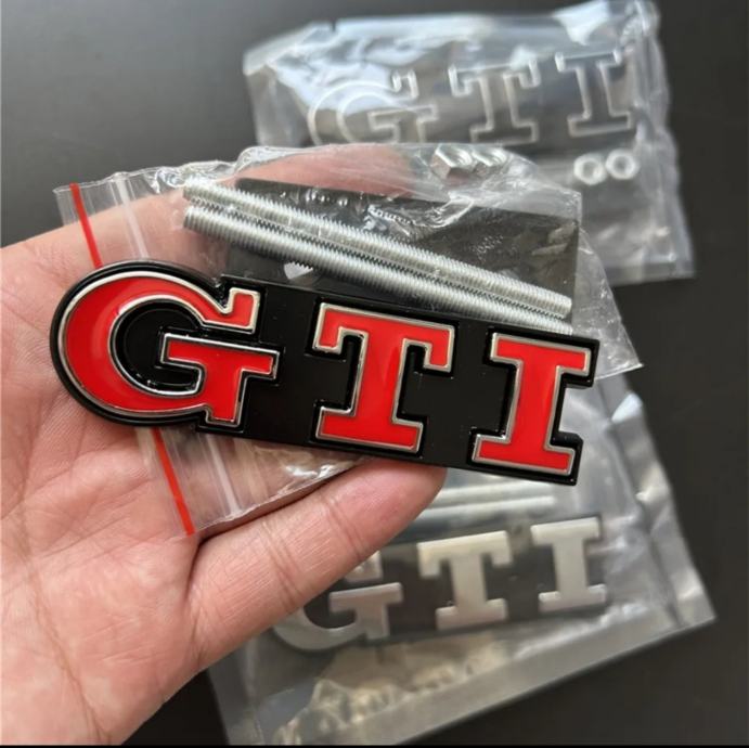 GTI oznaka, amblem, logo za gril i gepek