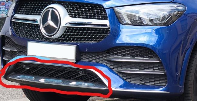 MERCEDES GLE  MASKA GRILL DONJA 20-.. A1678857303