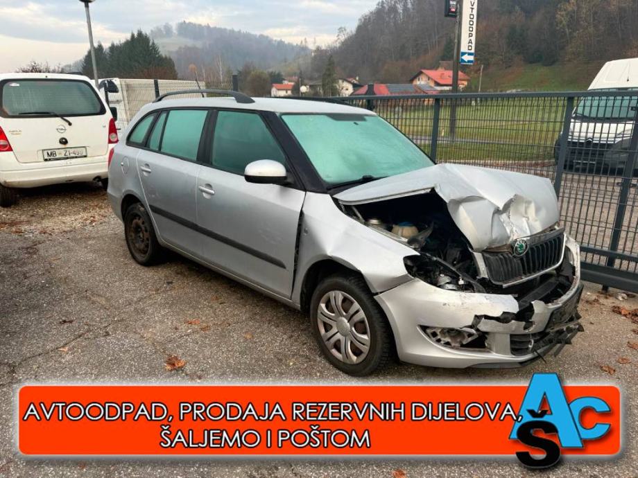 Škoda Fabia 1.6 TDI CR Elegance 66 90, g 2011,dijelovi