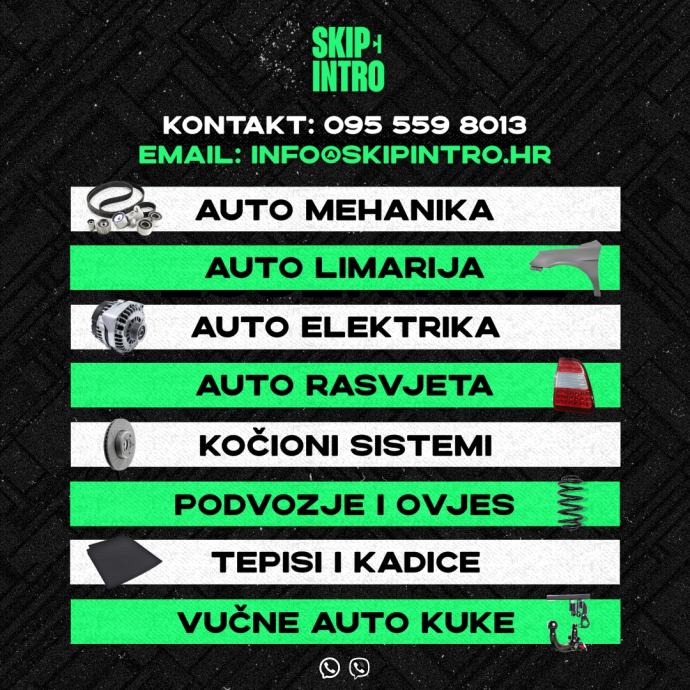 VOLVO S40, V40, V90, V70, XC60, XC90, S60 – LIMARIJA I MEHANIKA