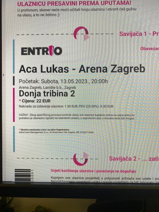 ARENA ACA LUKAS 2 KARTE