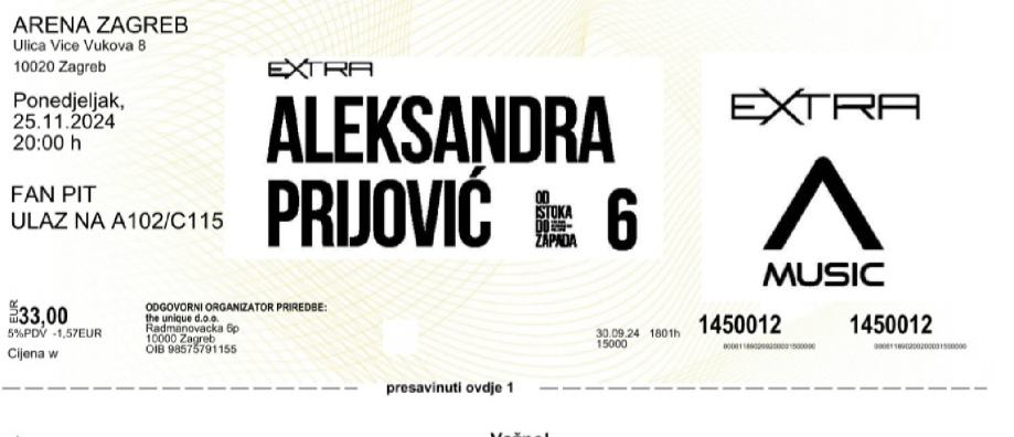 ALEKSANDRA PRIJOVIĆ-ARENA 6,FAN PIT!