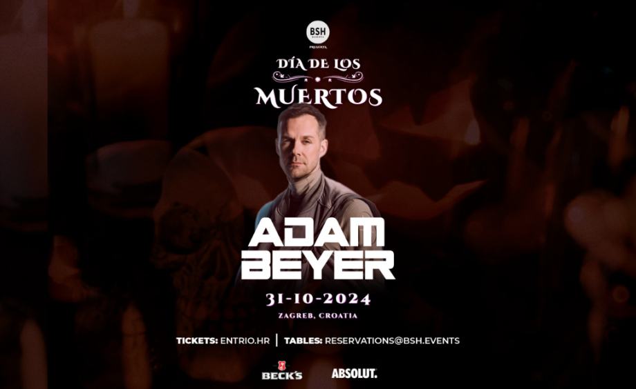 BSH invites Adam Beyer 31.10. - 2x VIP ulaznice ulaz do 1h