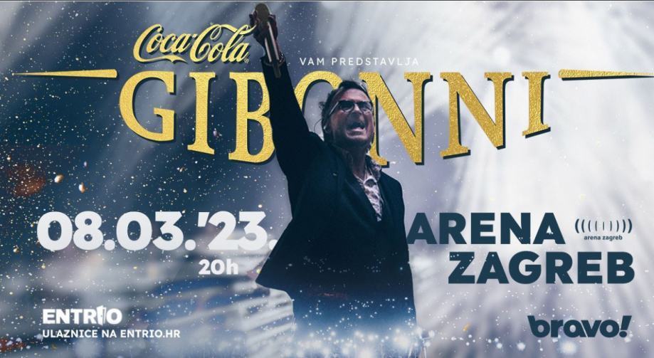 GIBONNI 08.03.2023 Arena VIP karte