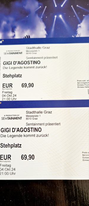 GIGI D AGOSTINO GRAZ 4.10 karte