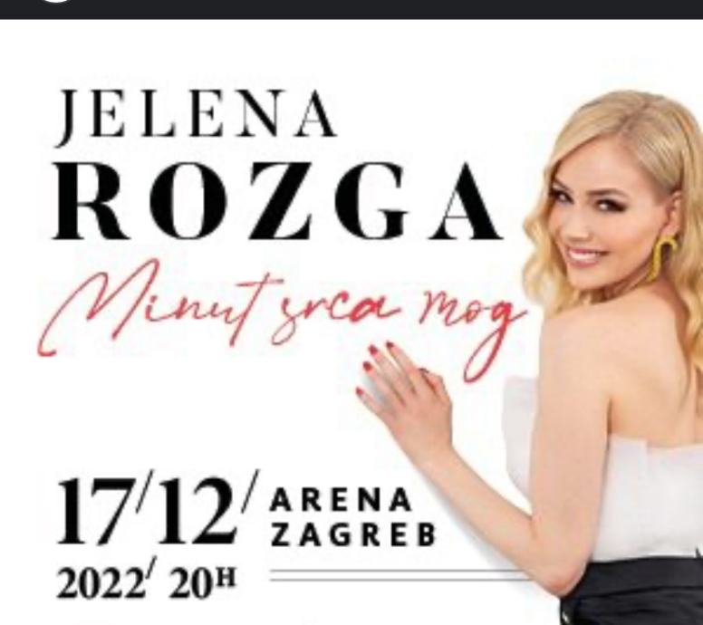 JELENA ROZGA ARENA ZAGREB