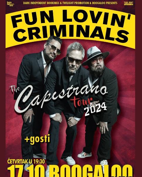 Karte za koncert grupe FUN LOVIN CRIMINALS u Zagrebu 17.10.2024