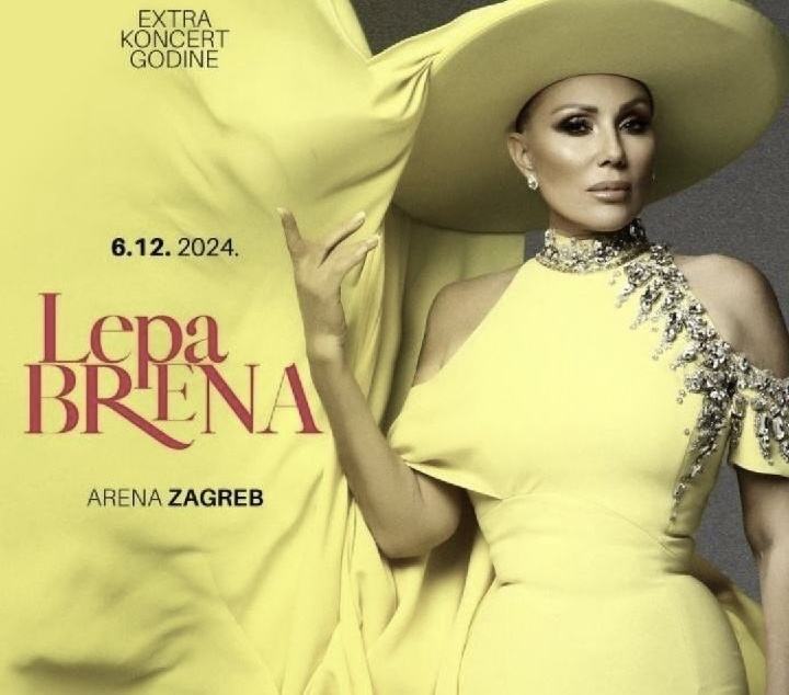 Lepa brena 6.12 , 6 vip karte , vip stol