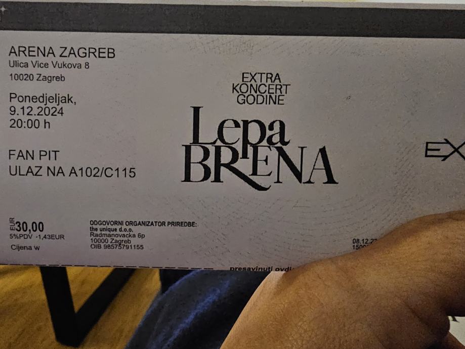 Lepa brena koncert 9.12.