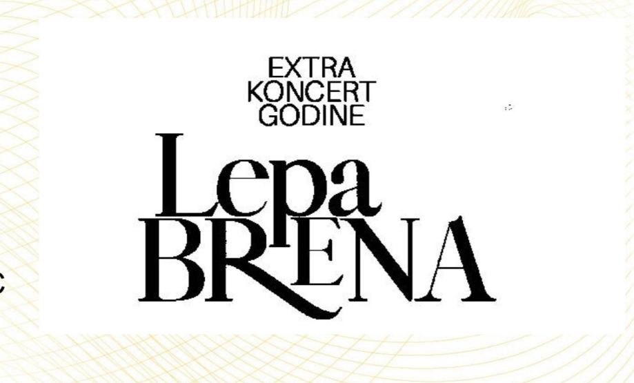 Lepa Brena koncert Zagreb 7.12 dvije karte