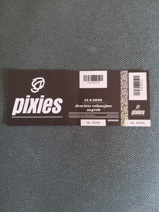 PIXIES jedna karta za koncert