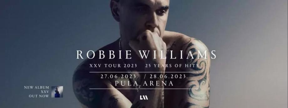 Robbie Williams 27.6. u Puli, jedna ulaznica