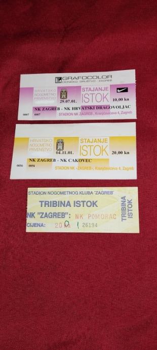 3 x ulaznica NK ZAGREB