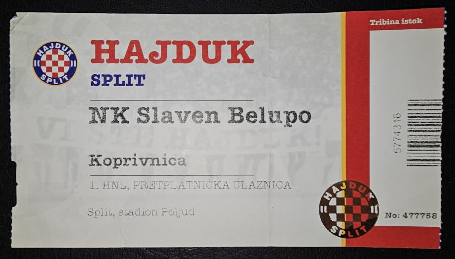 HAJDUK- SLAVEN BELUPO