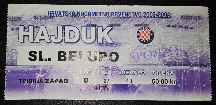 HAJDUK- SLAVEN BELUPO