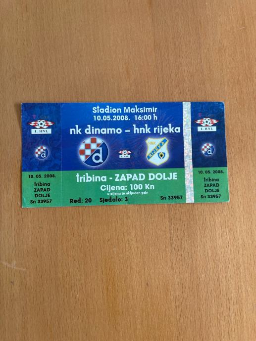 Informacije: Ulaznice za utakmicu Dinamo - Rijeka na Maksimiru