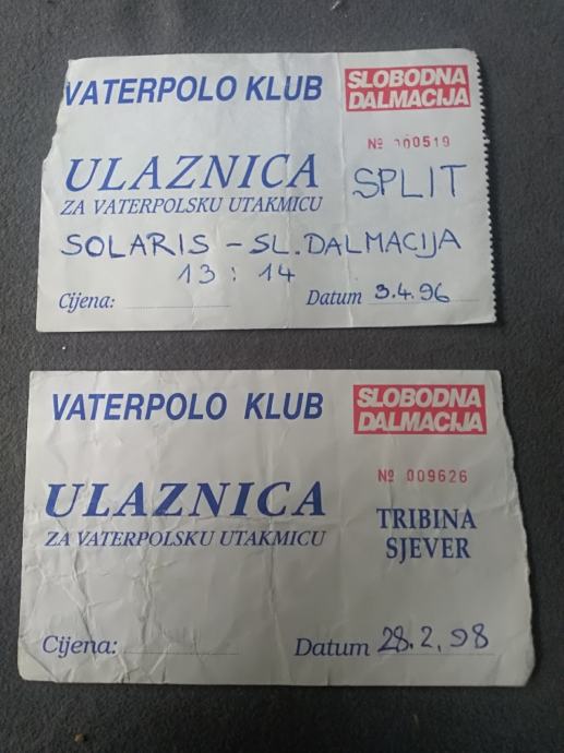 ulaznice vk slobodna Dalmacija - solaris