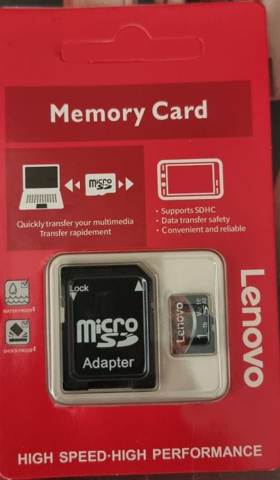 Micro sd kartica 1 TB original Lenovo nova