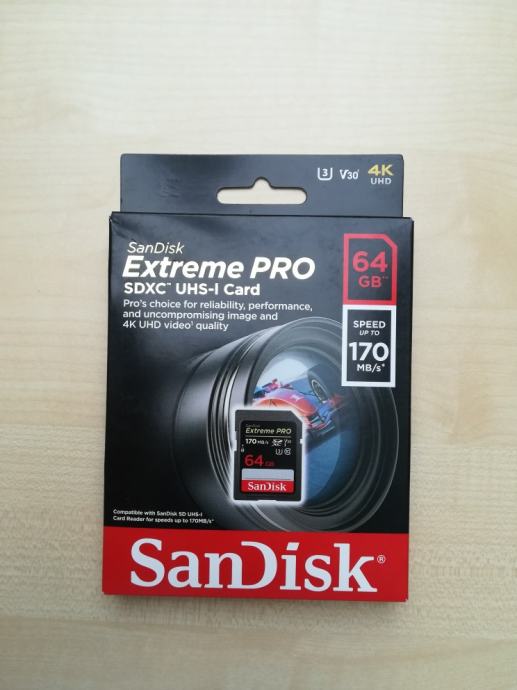 Sandisk extreme pro 64GB