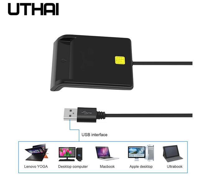 UTHAI X01 USB Smart Card Reader - USB čitač pametnih kartica