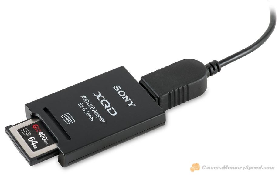 xqd high speed card 64gb+ Sony USB 3.0 adapter