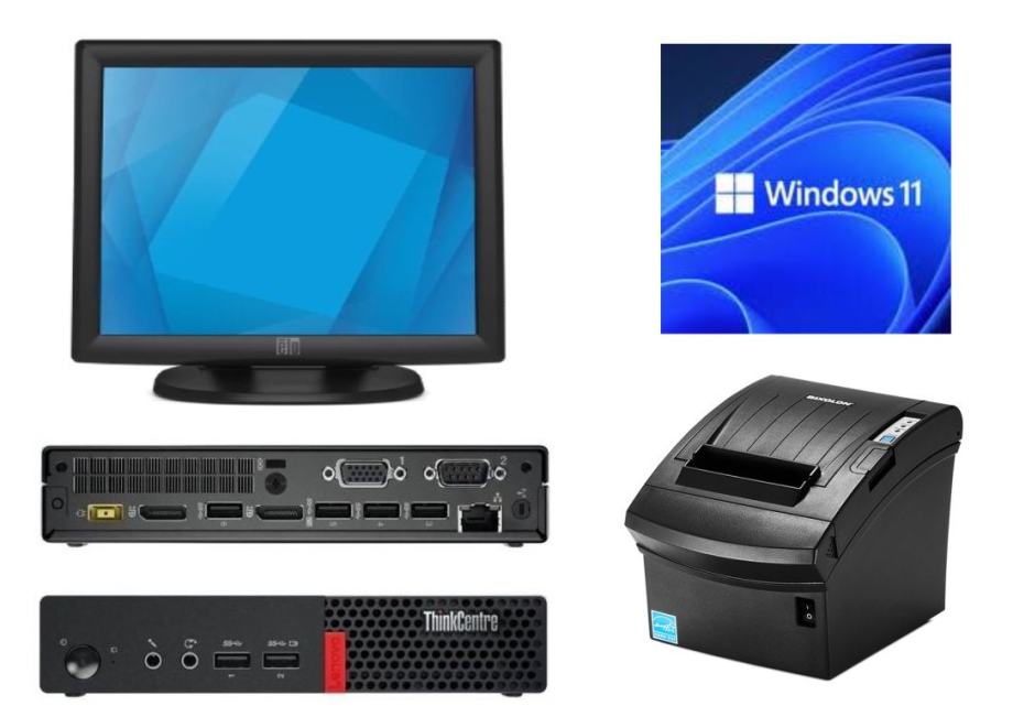 PC blagajna - pc (windows licenca), touch monitor, pos printer